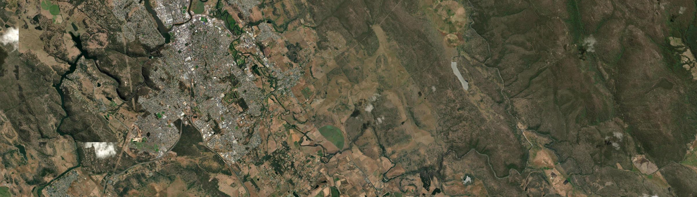 Aerial view of St Leonards (Tas.), TAS