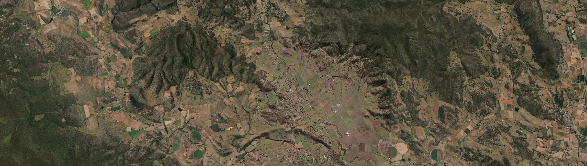 Aerial view of Mangalore (Tas.), TAS