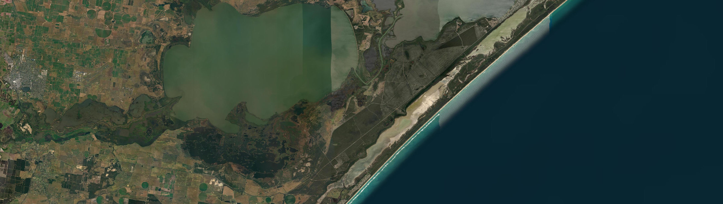 Aerial view of Seacombe, VIC