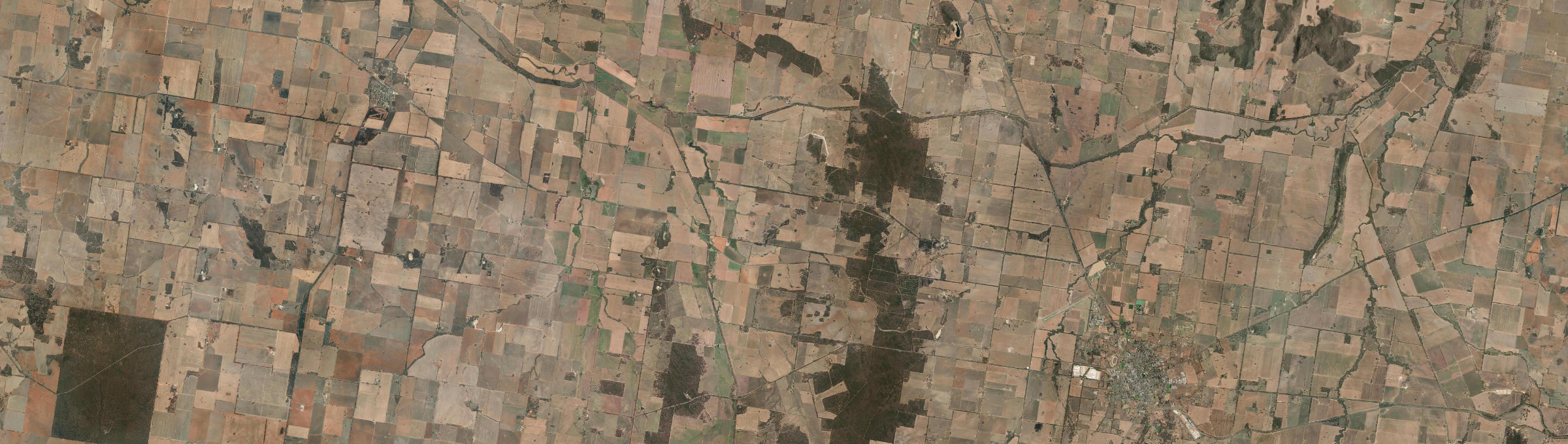 Aerial view of Pucawan, NSW