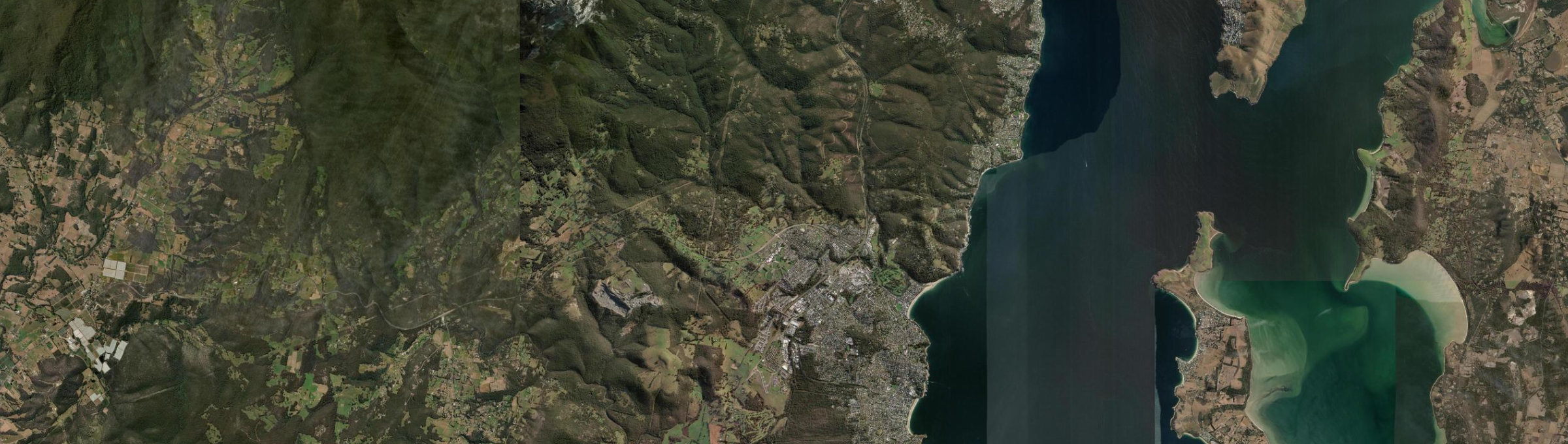 Aerial view of Kingston (Tas.), TAS