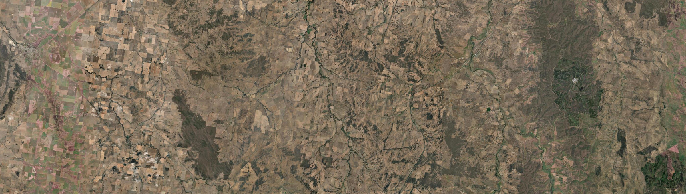 Aerial view of Book Book, NSW