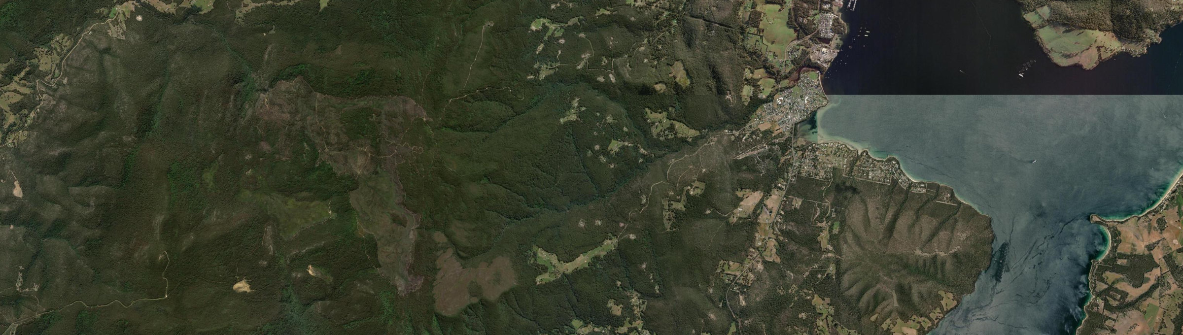 Aerial view of Snug, TAS