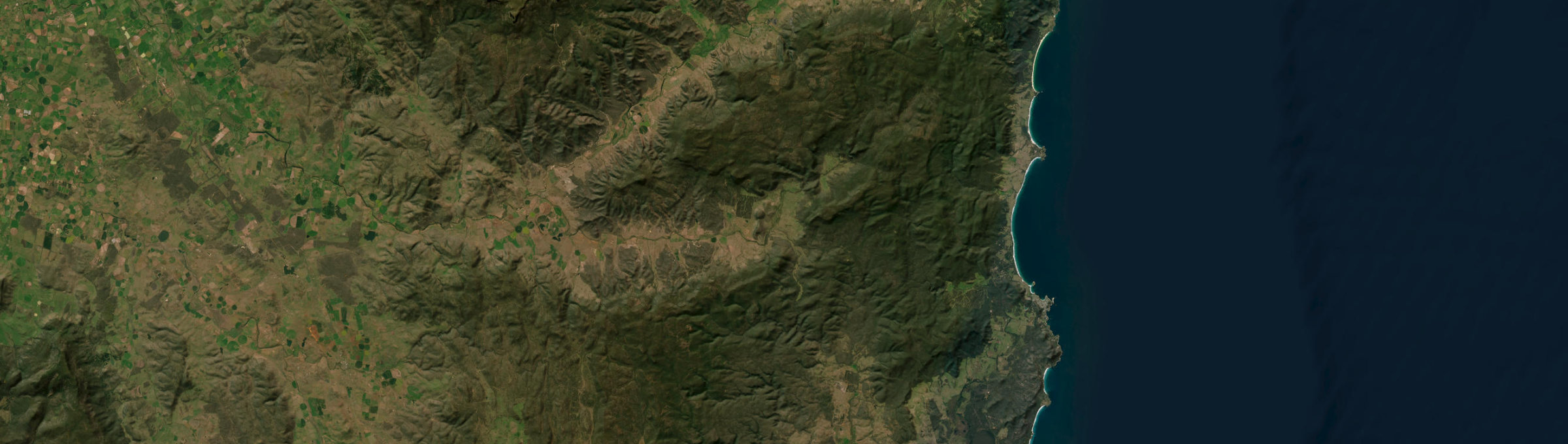 Aerial view of Royal George, TAS