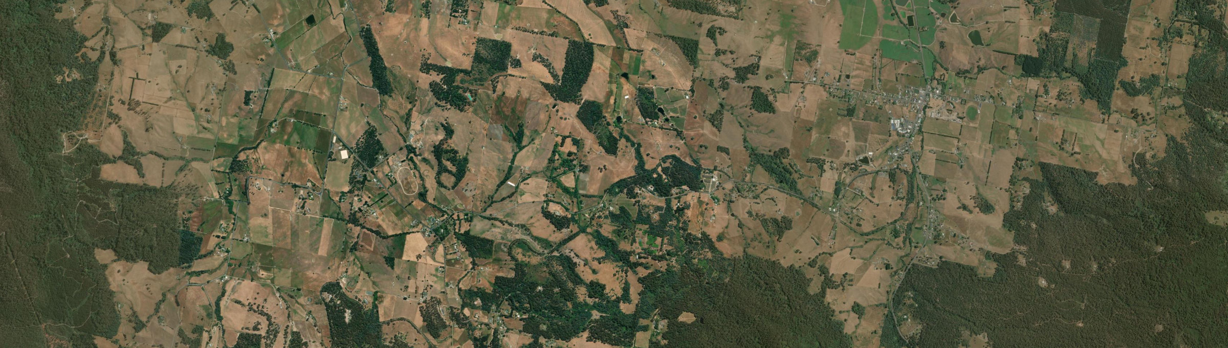 Aerial view of Lalla, TAS