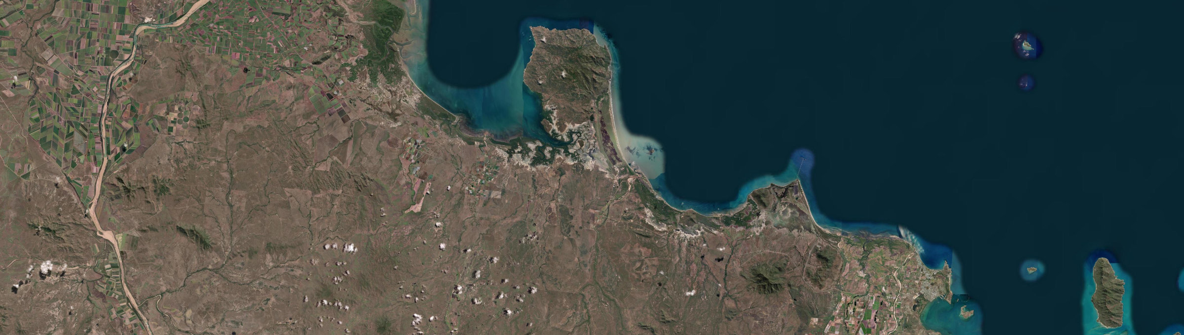 Aerial view of Guthalungra, QLD