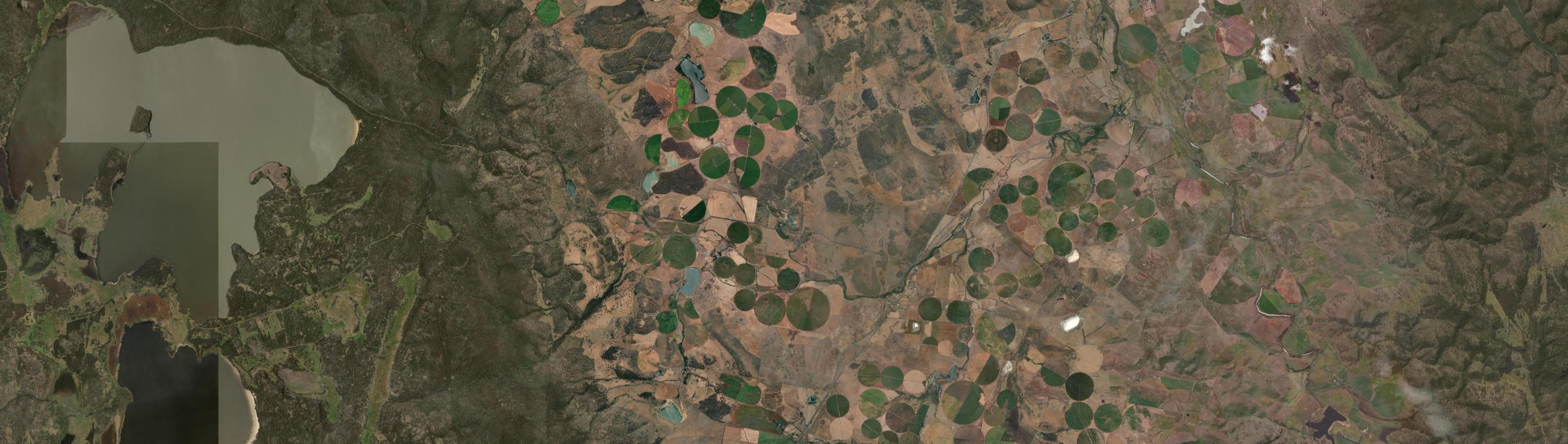 Aerial view of Tunbridge, TAS