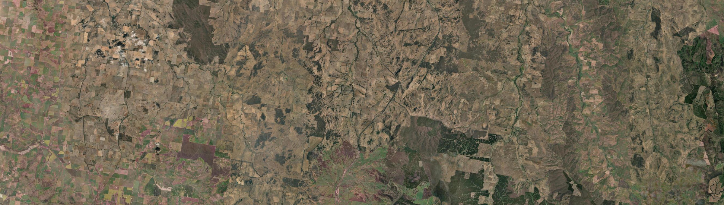 Aerial view of Kyeamba, NSW