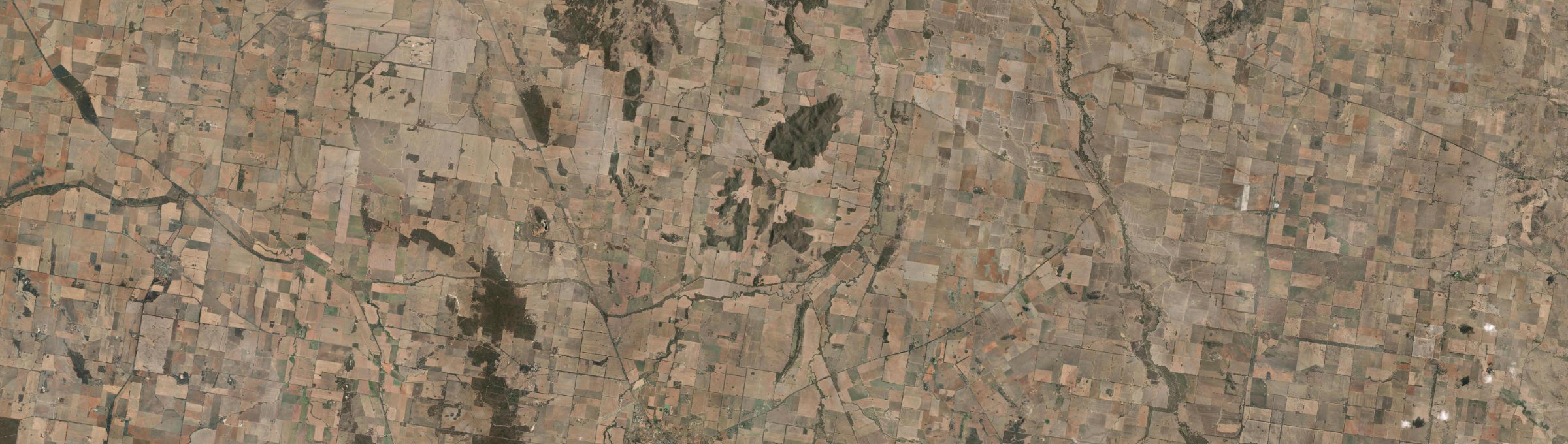 Aerial view of Narraburra, NSW