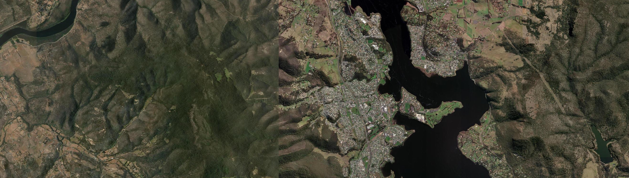Aerial view of Claremont (Tas.), TAS