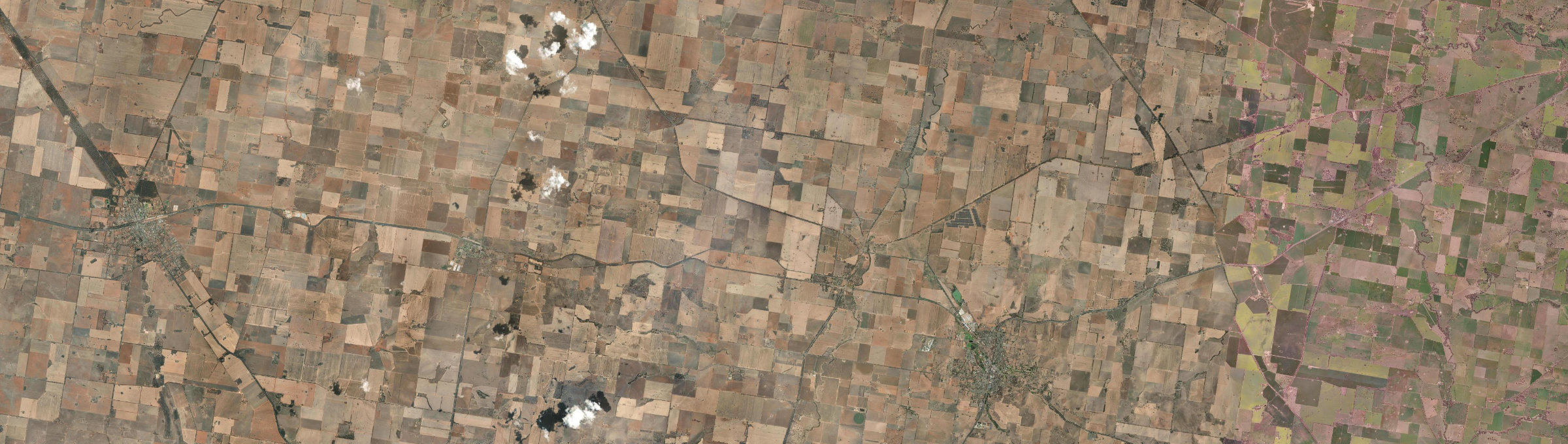Aerial view of Old Junee, NSW