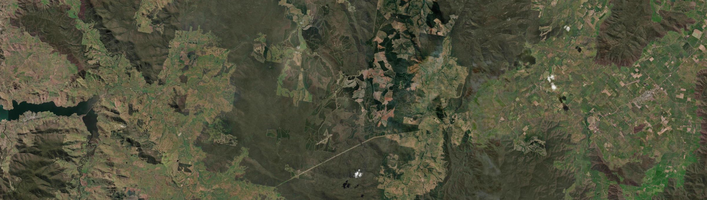 Aerial view of Shelley (Vic.), VIC