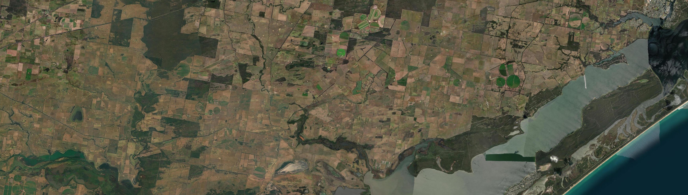 Aerial view of Bengworden, VIC