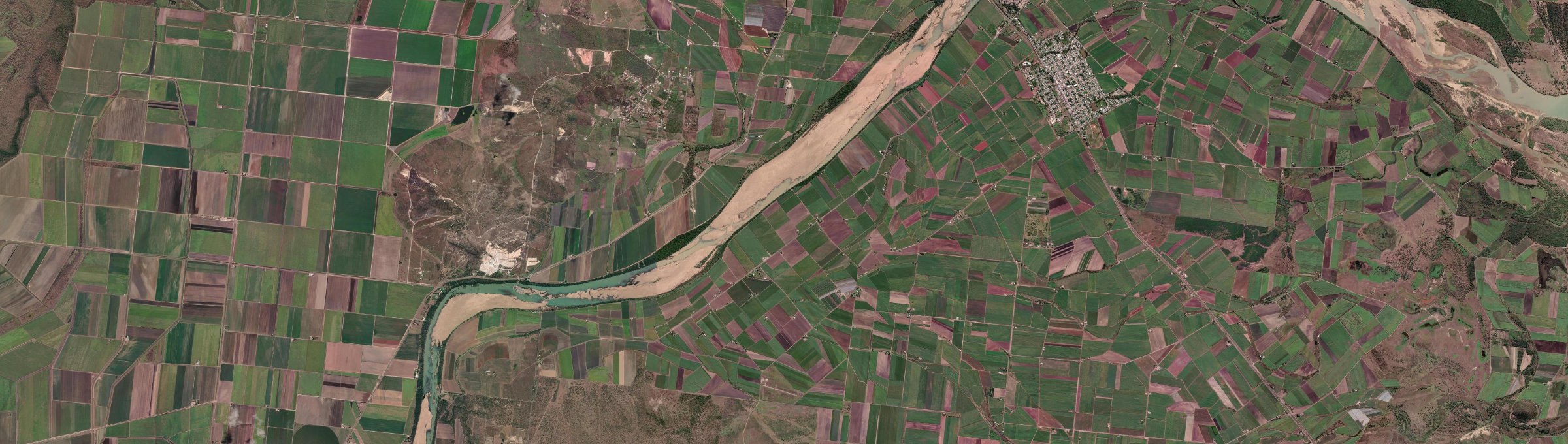 Aerial view of Osborne (Qld), QLD