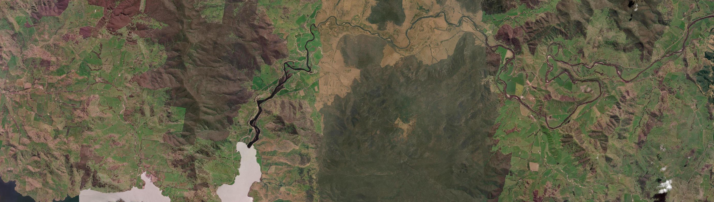 Aerial view of Thologolong, VIC