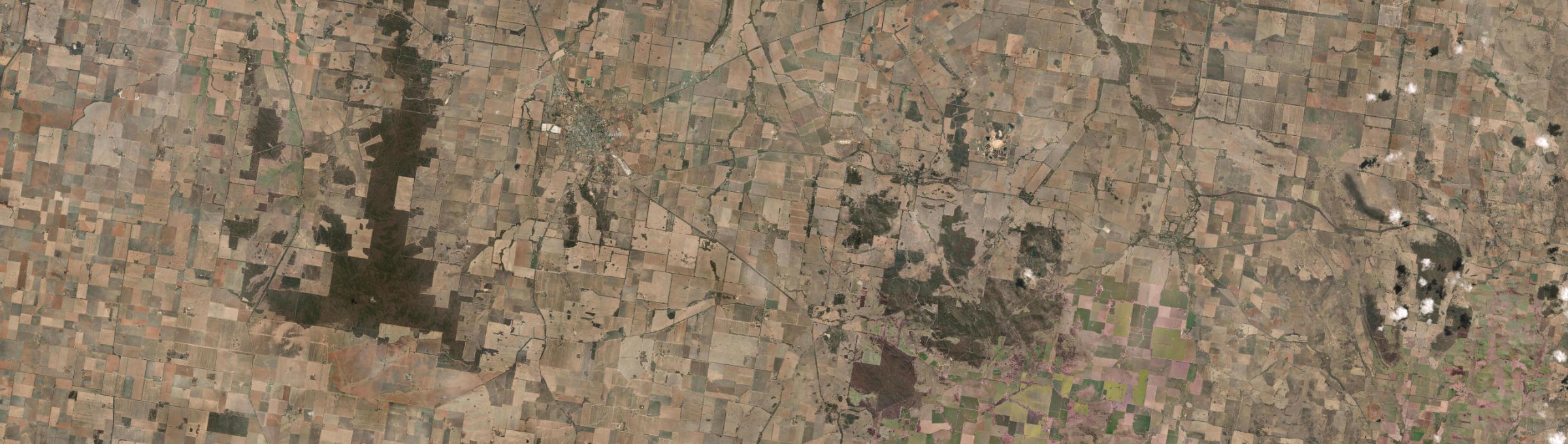 Aerial view of Combaning, NSW