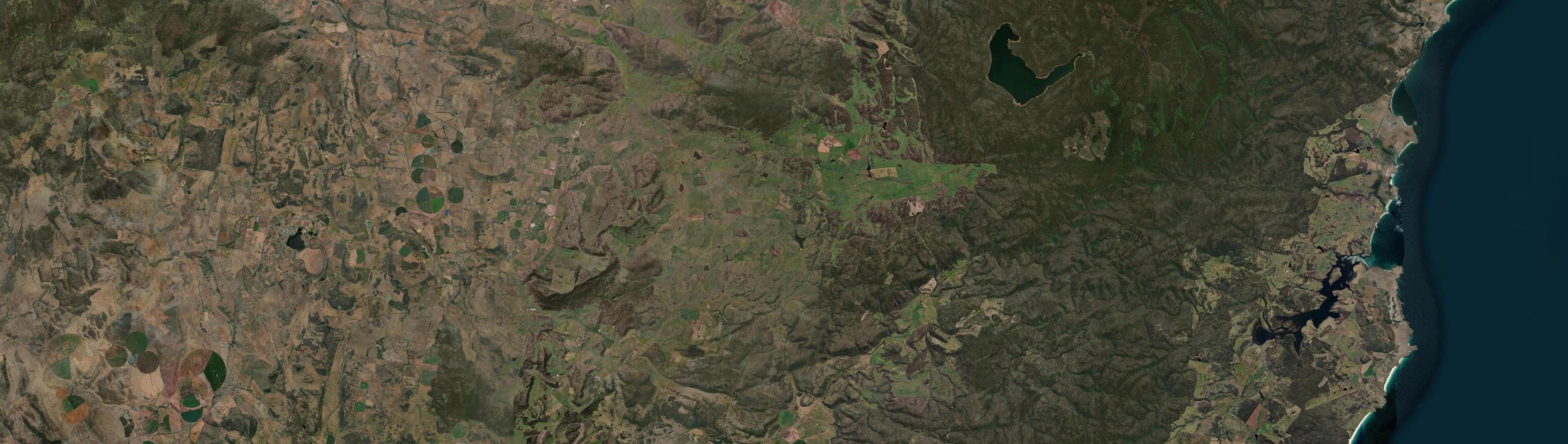 Aerial view of Lemont, TAS