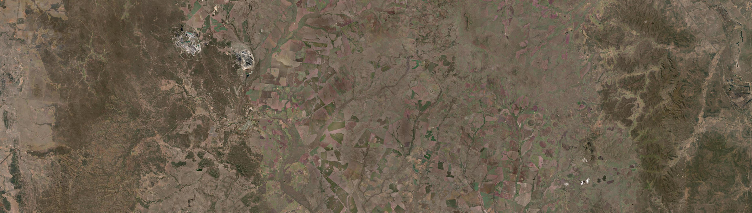 Aerial view of Cheeseborough, QLD