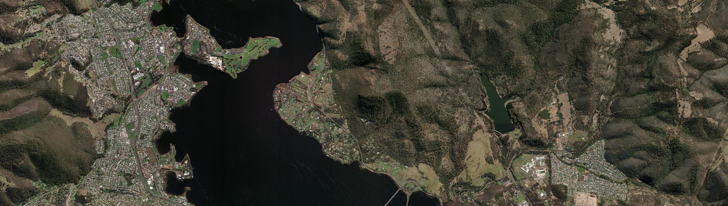 Aerial view of Otago, TAS