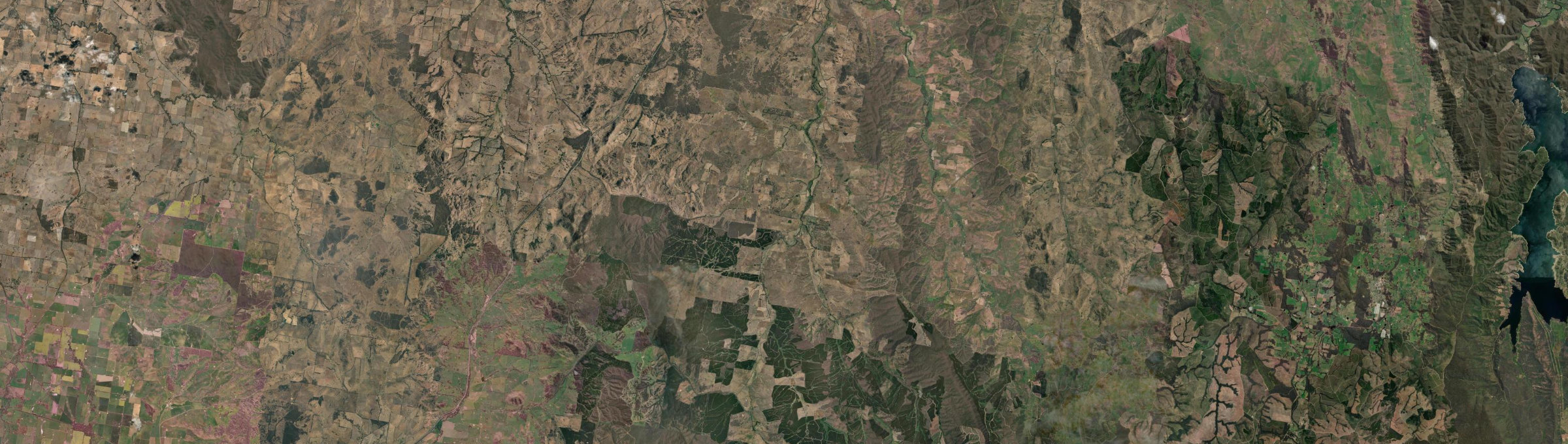 Aerial view of Humula, NSW