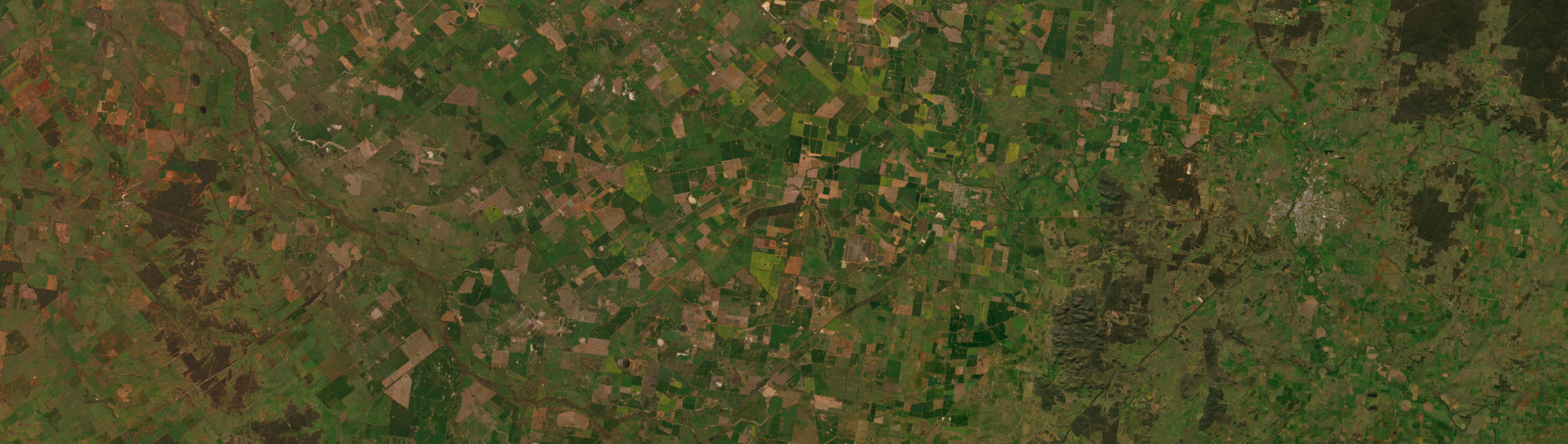 Aerial view of Narromine, NSW