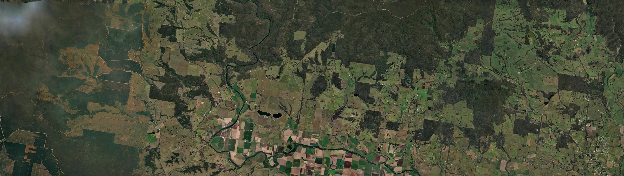 Aerial view of Wuk Wuk, VIC