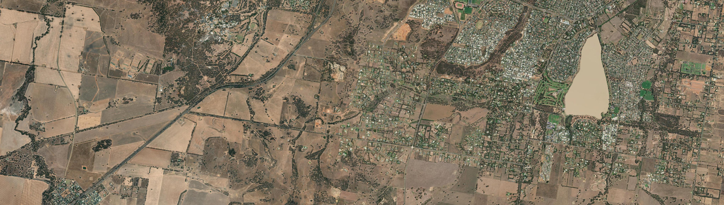 Aerial view of Springvale (NSW), NSW