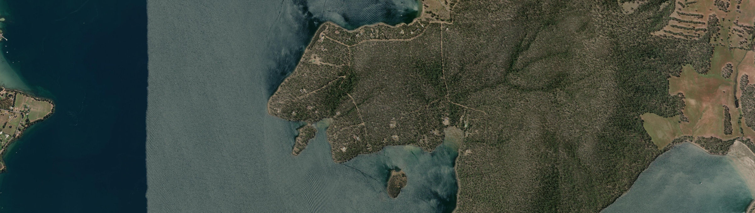 Aerial view of Apollo Bay (Tas.), TAS
