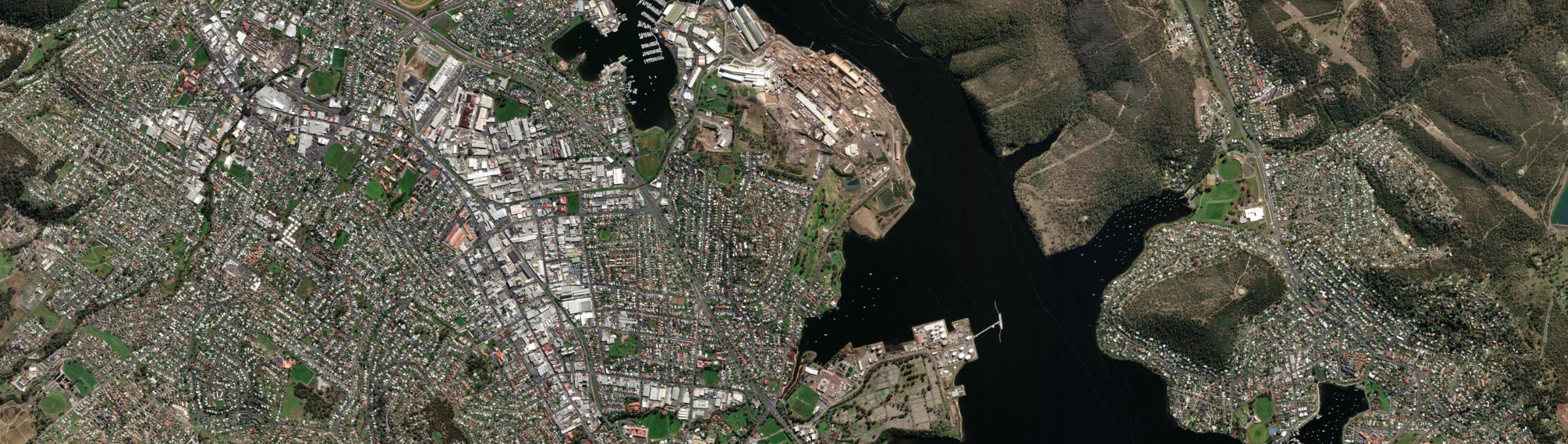 Aerial view of Lutana, TAS