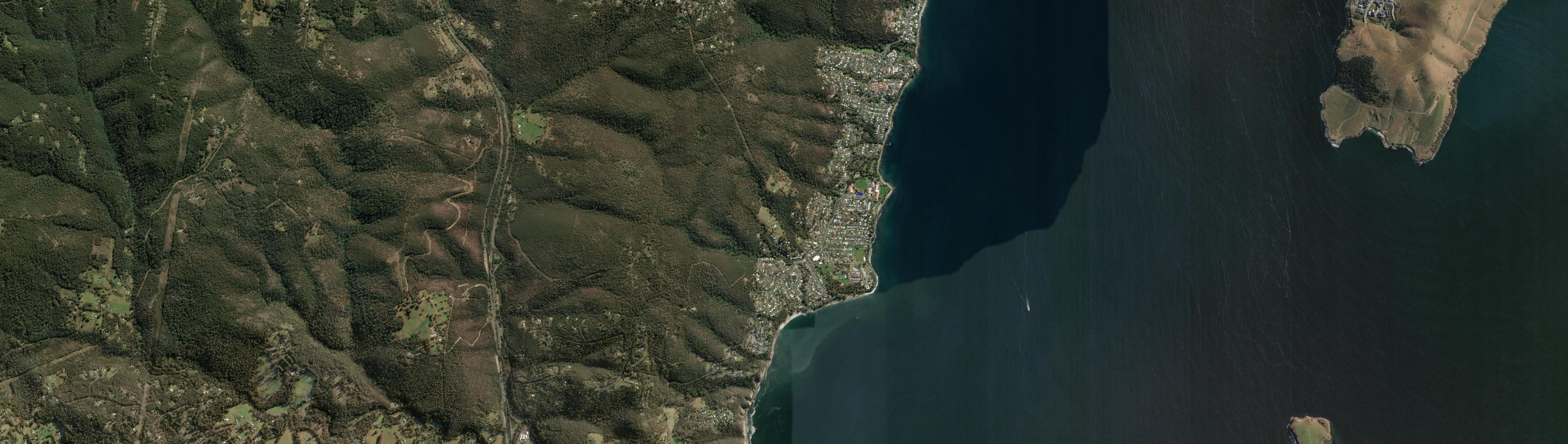 Aerial view of Taroona, TAS