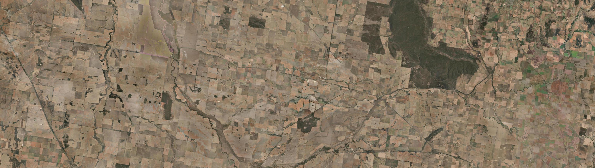 Aerial view of Quandialla, NSW