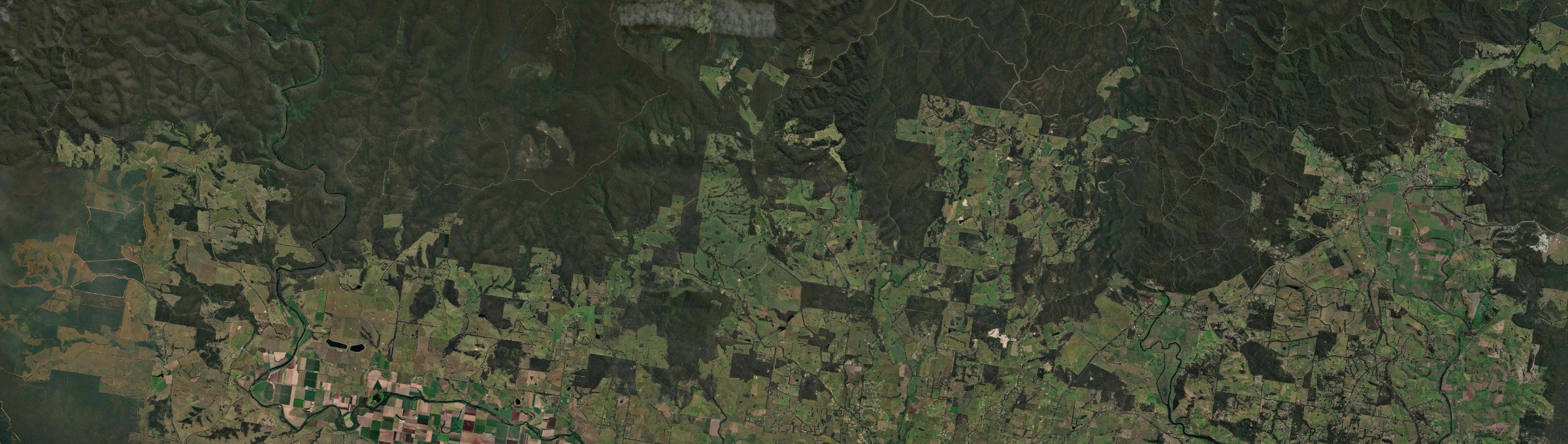 Aerial view of Mount Taylor, VIC