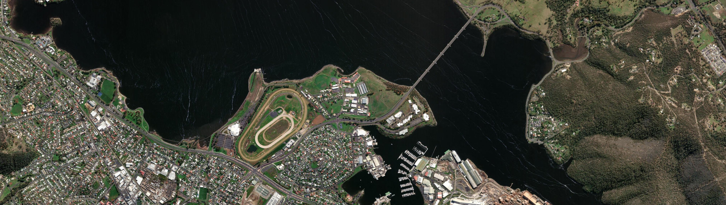 Aerial view of Dowsing Point, TAS