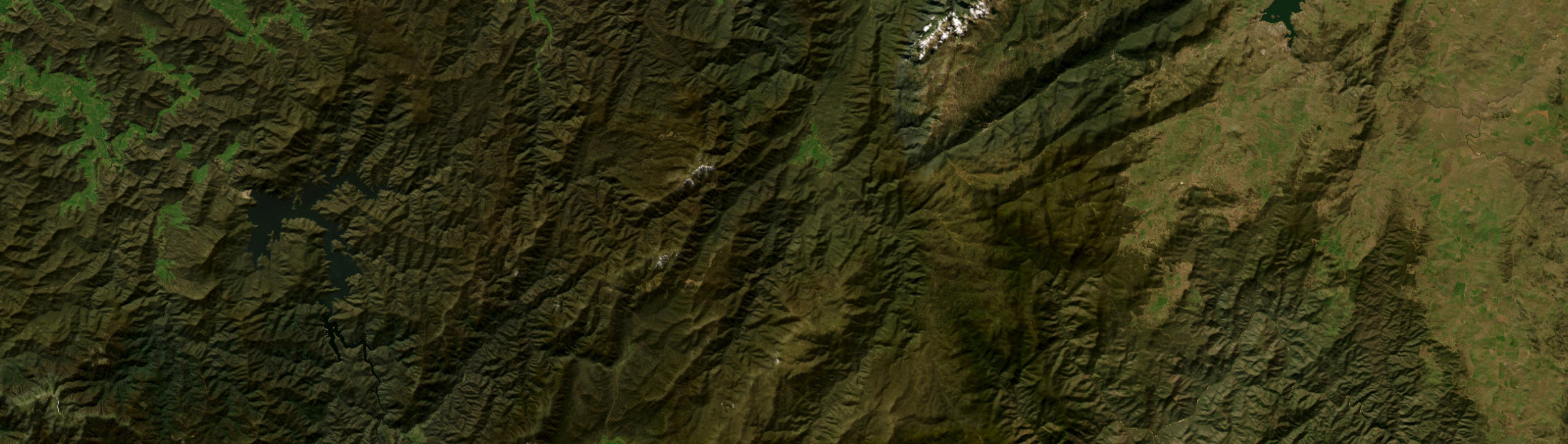 Aerial view of Tom Groggin, VIC