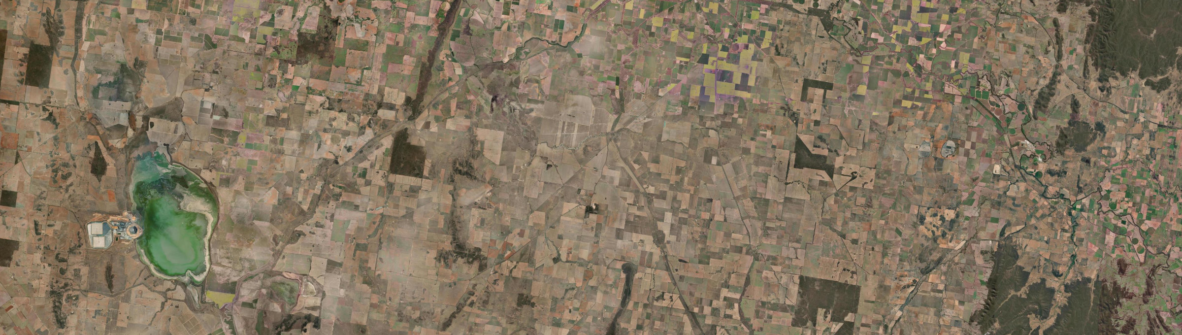 Aerial view of Garema, NSW
