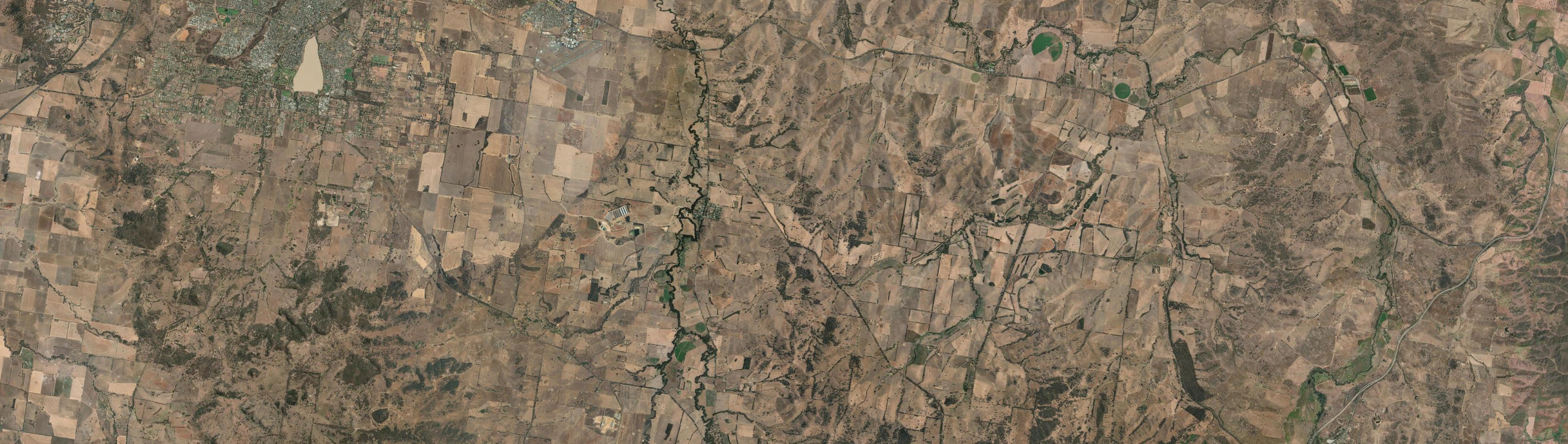 Aerial view of Ladysmith, NSW