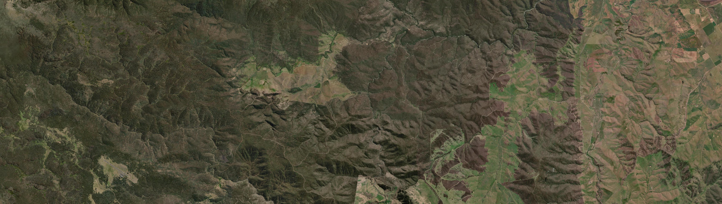 Aerial view of Anglers Rest, VIC