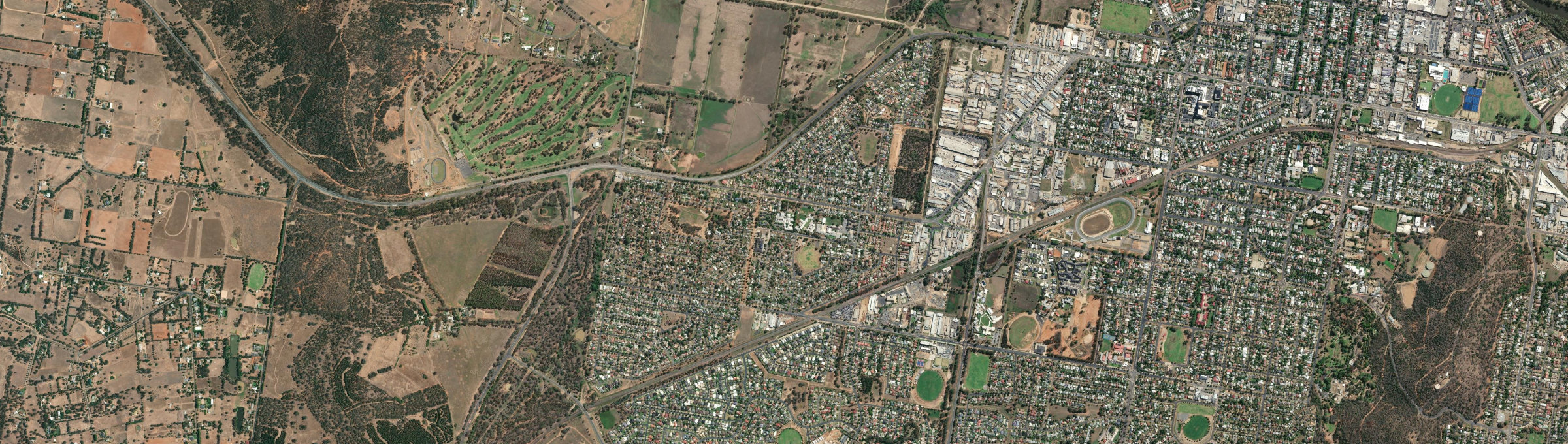 Aerial view of Ashmont, NSW