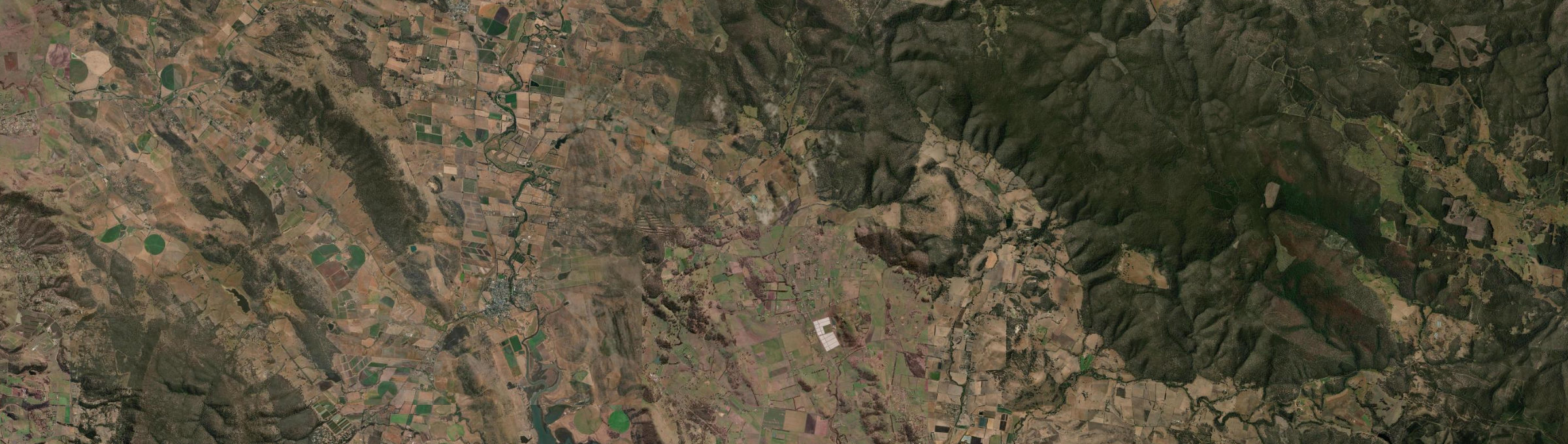 Aerial view of Orielton, TAS