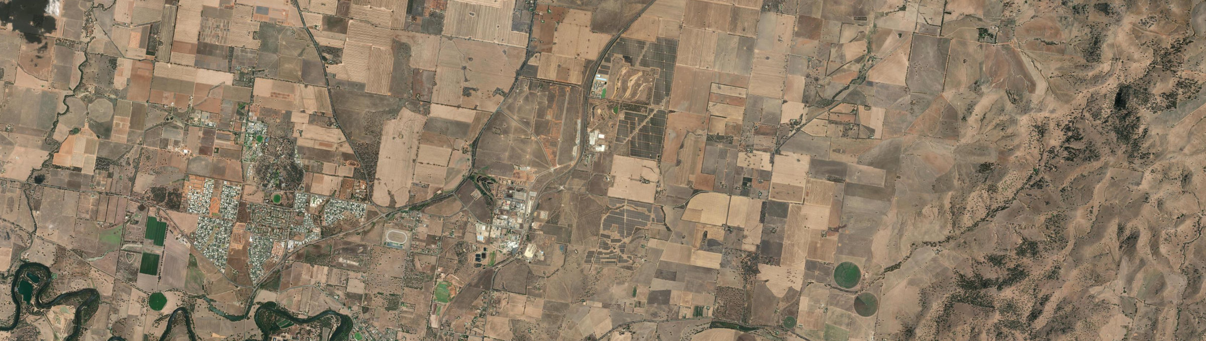 Aerial view of Bomen, NSW
