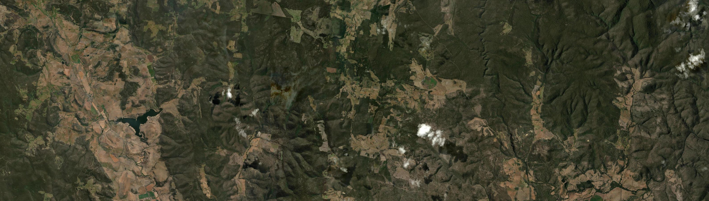 Aerial view of Levendale, TAS