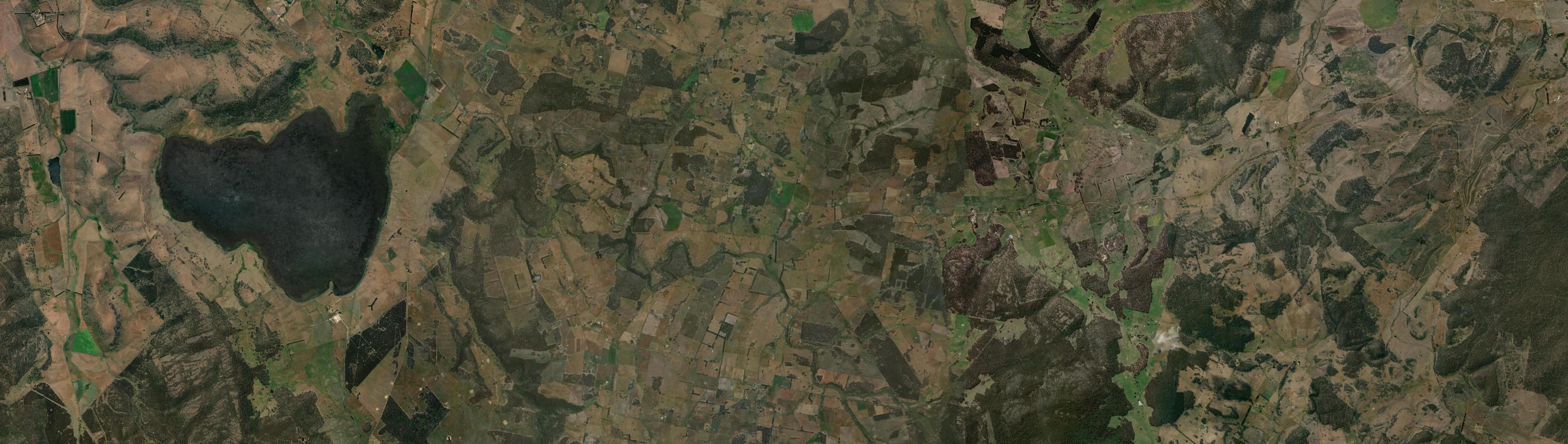 Aerial view of Baden, TAS