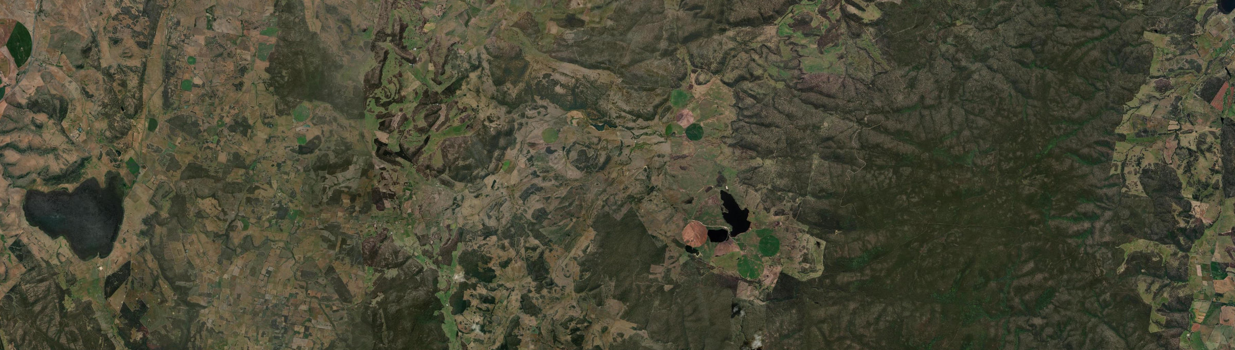 Aerial view of Stonehenge (Tas.), TAS