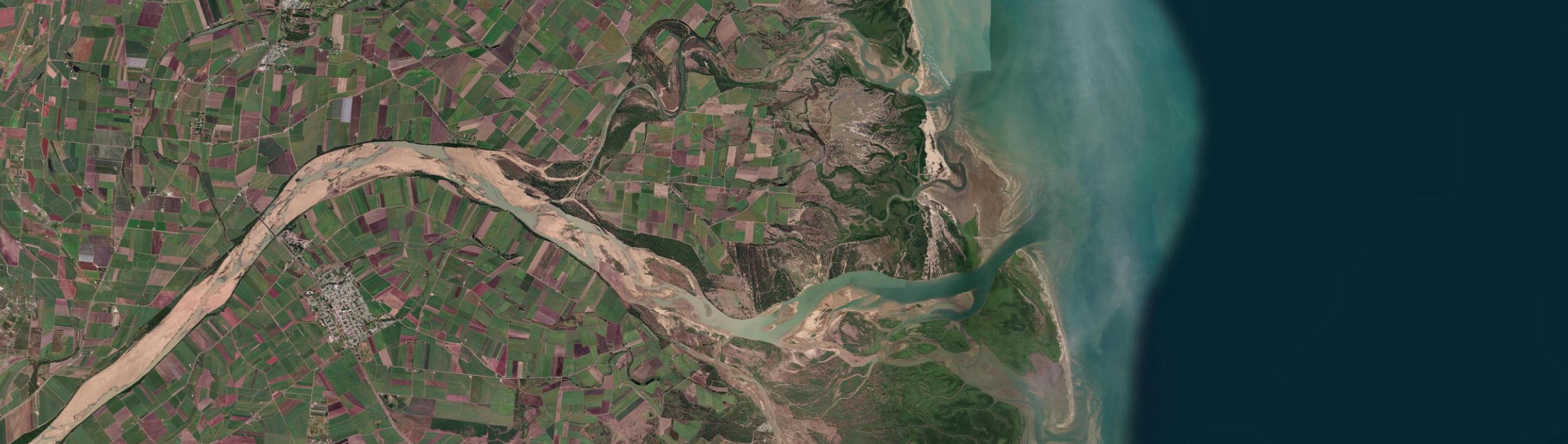 Aerial view of Rita Island, QLD