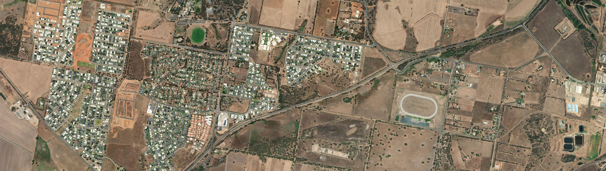 Aerial view of Boorooma, NSW
