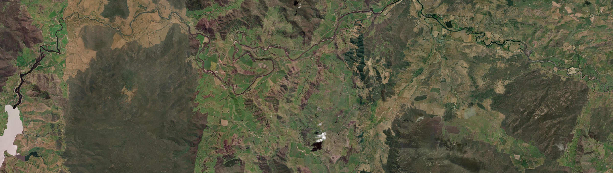 Aerial view of Mount Alfred, VIC