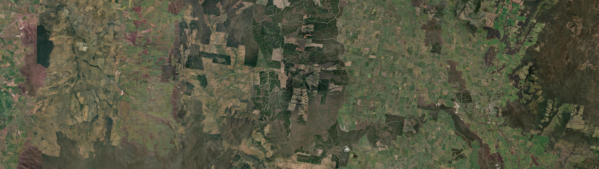Aerial view of Coppabella (NSW), NSW