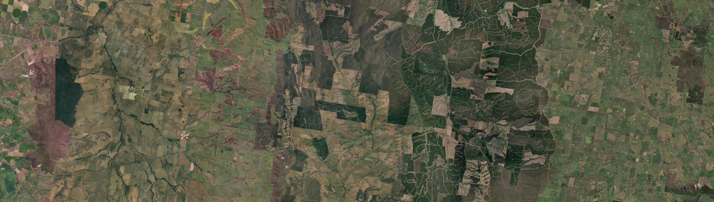 Aerial view of Yarara, NSW