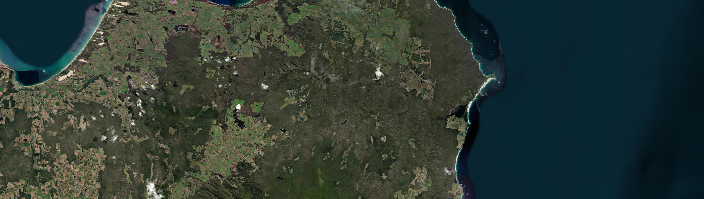 Aerial view of Gladstone (Tas.), TAS