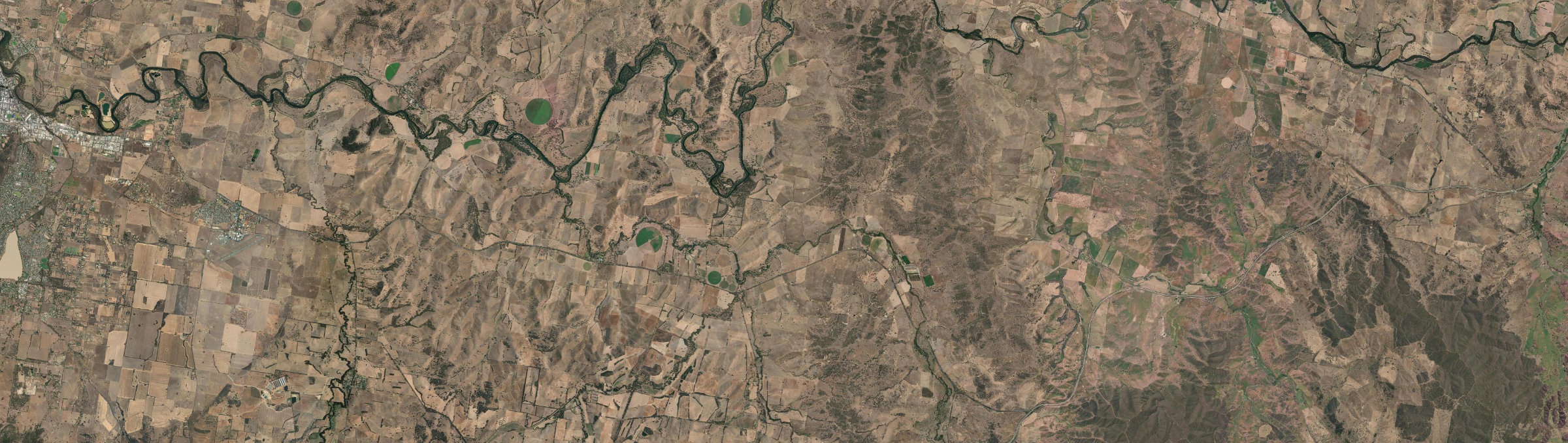 Aerial view of Borambola, NSW